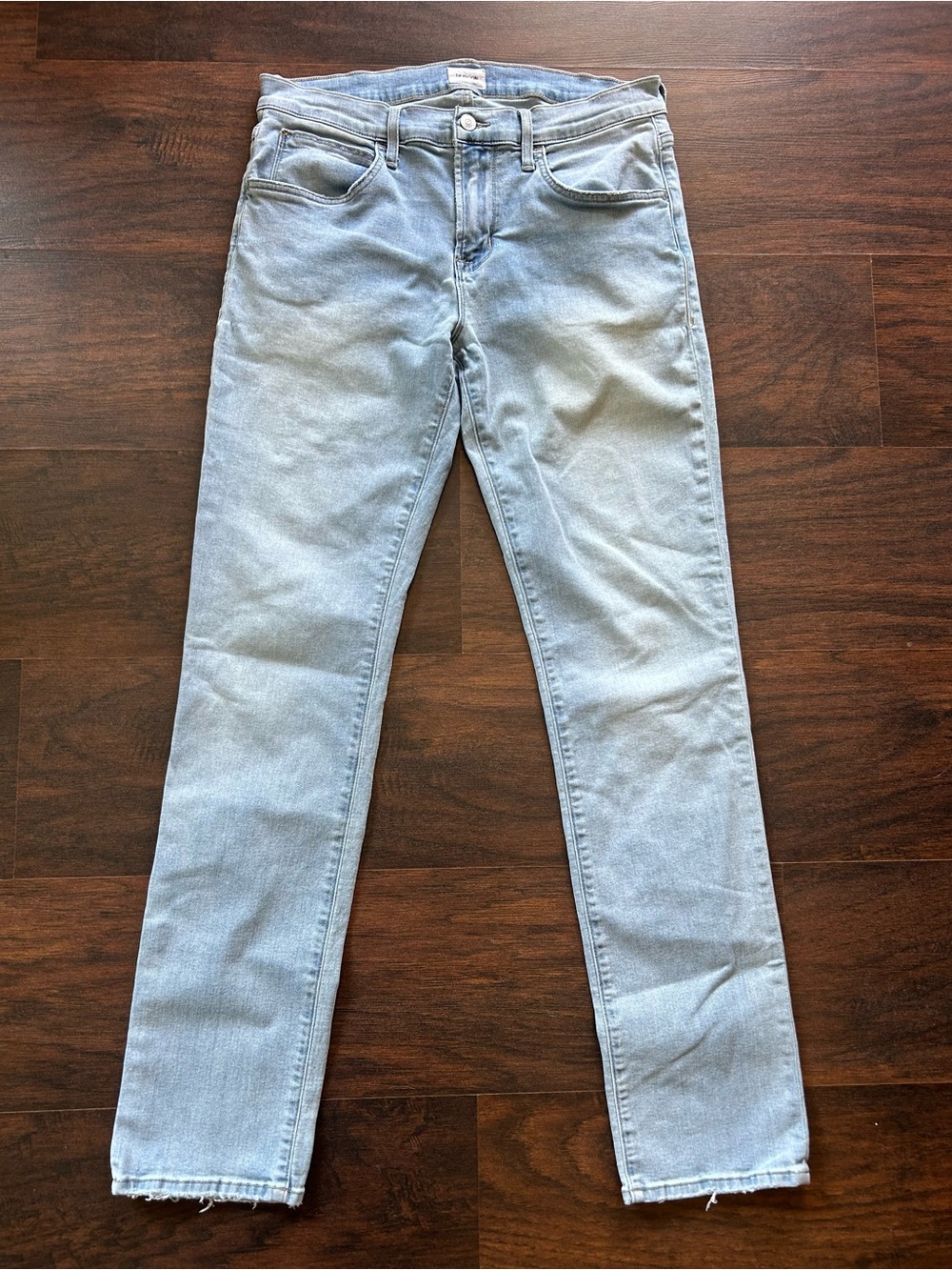 Hudson Men’s Jeans Byron Eddie Slim Stretch in Light Blue Wash 33x32